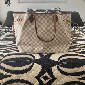 Authentic Louis Vuitton Neverfull GM Damier azur vintage 2012